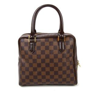Louis Vuitton Triana Bag in Damier Ebene Canvas